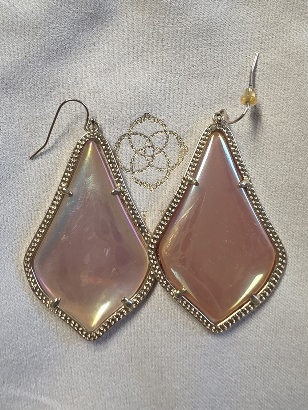 Kendra Scott Alexandra Tangerine Iridescent/Gold